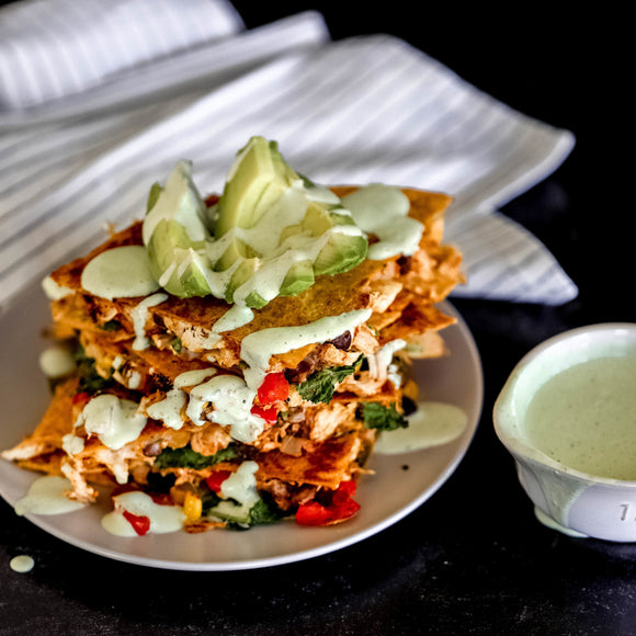 Loaded Chicken Quesadillas