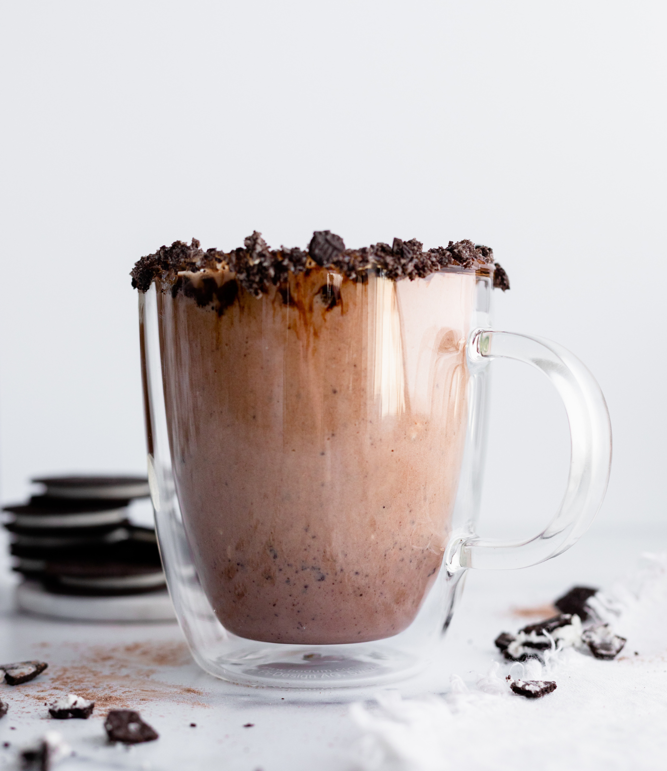 Mint Cookie Frozen Hot Chocolate – Clean Simple Eats