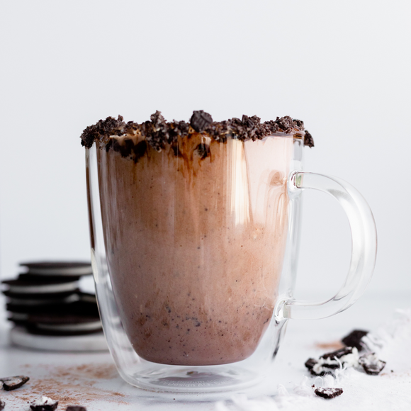 Mint Cookie Frozen Hot Chocolate