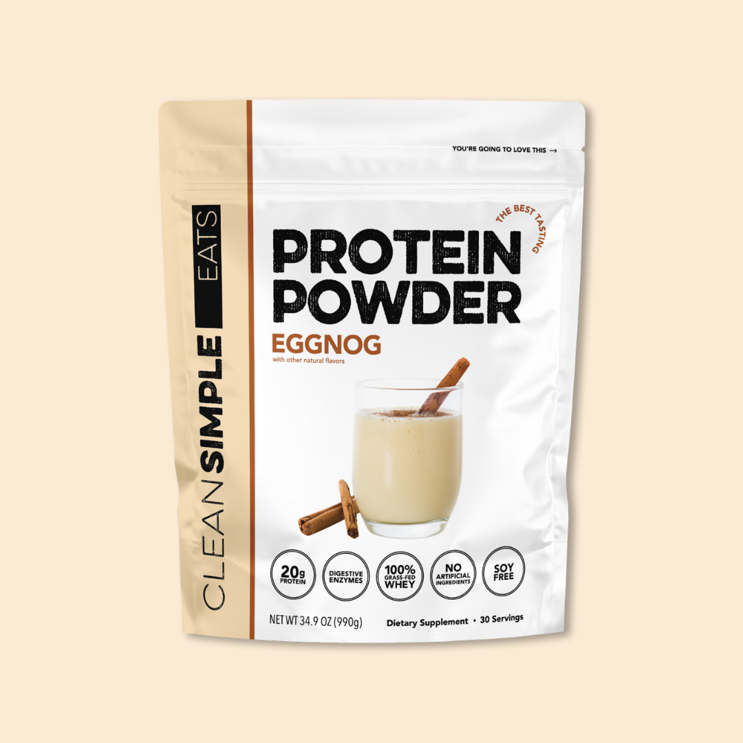 Protein Powder Recipes | Eggnog | Clean Simple Eats