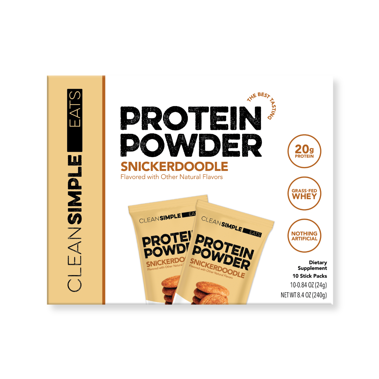 Protein Powder (packets) - Snickerdoodle | CSE – Clean Simple Eats