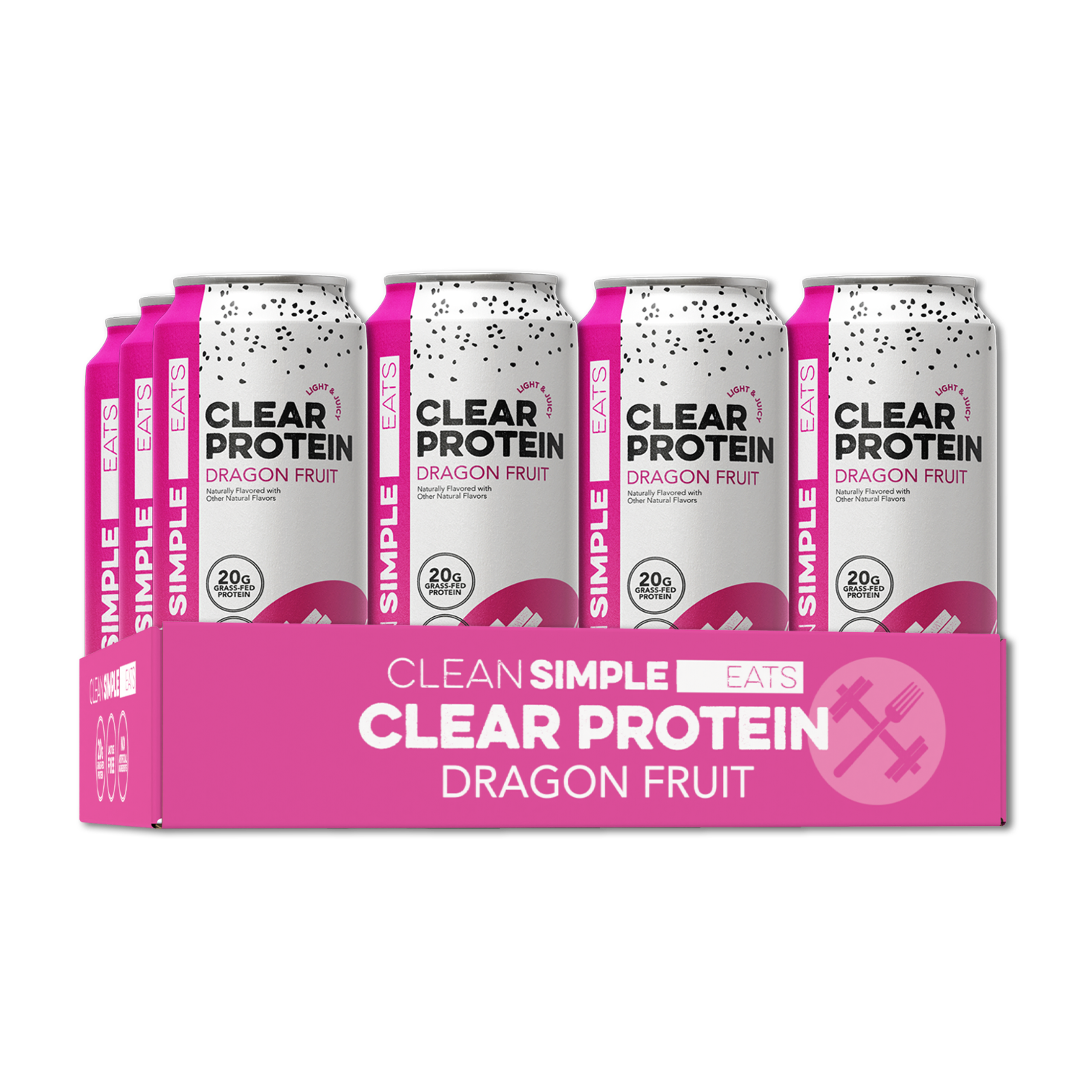 Clear Protein: Dragon Fruit (12 Pack)