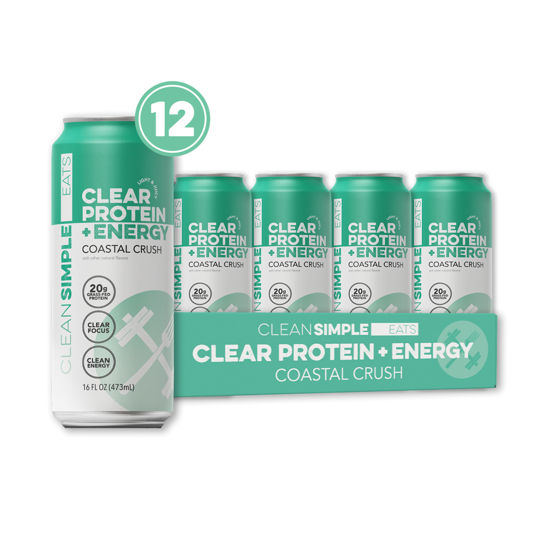 Clear Protein + Energy: Coastal Crush (12 Pack)