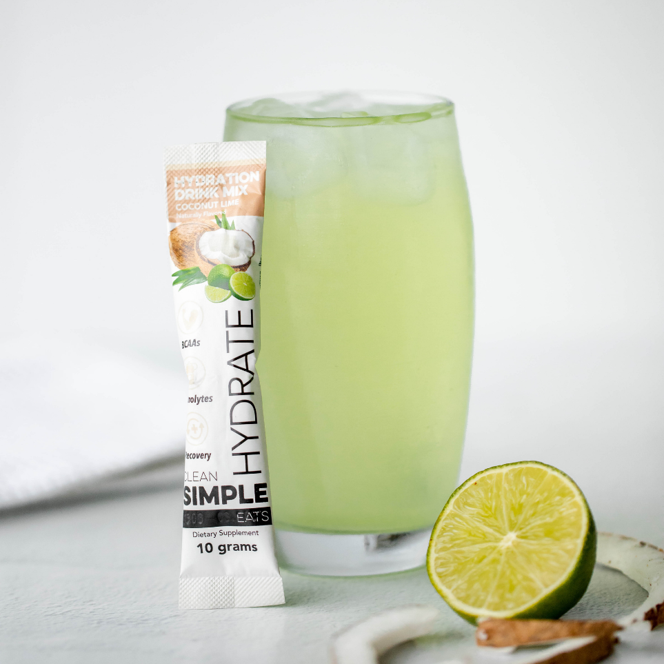 Hydrate: Coconut Lime Hydration Drink Mix (10 Single Serving Stick Packs)