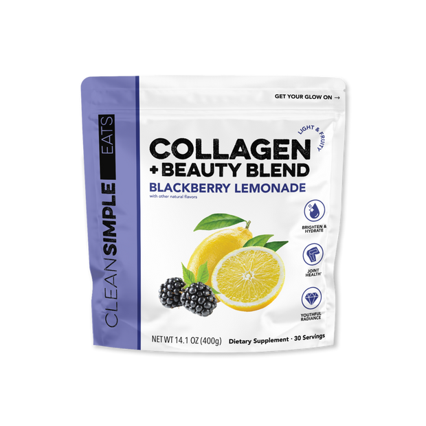 Collagen + Beauty Blend: Blackberry Lemonade (30 Serving)