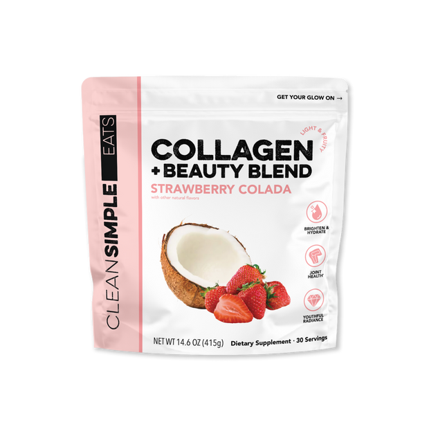 Collagen + Beauty Blend: Strawberry Colada (30 Serving)