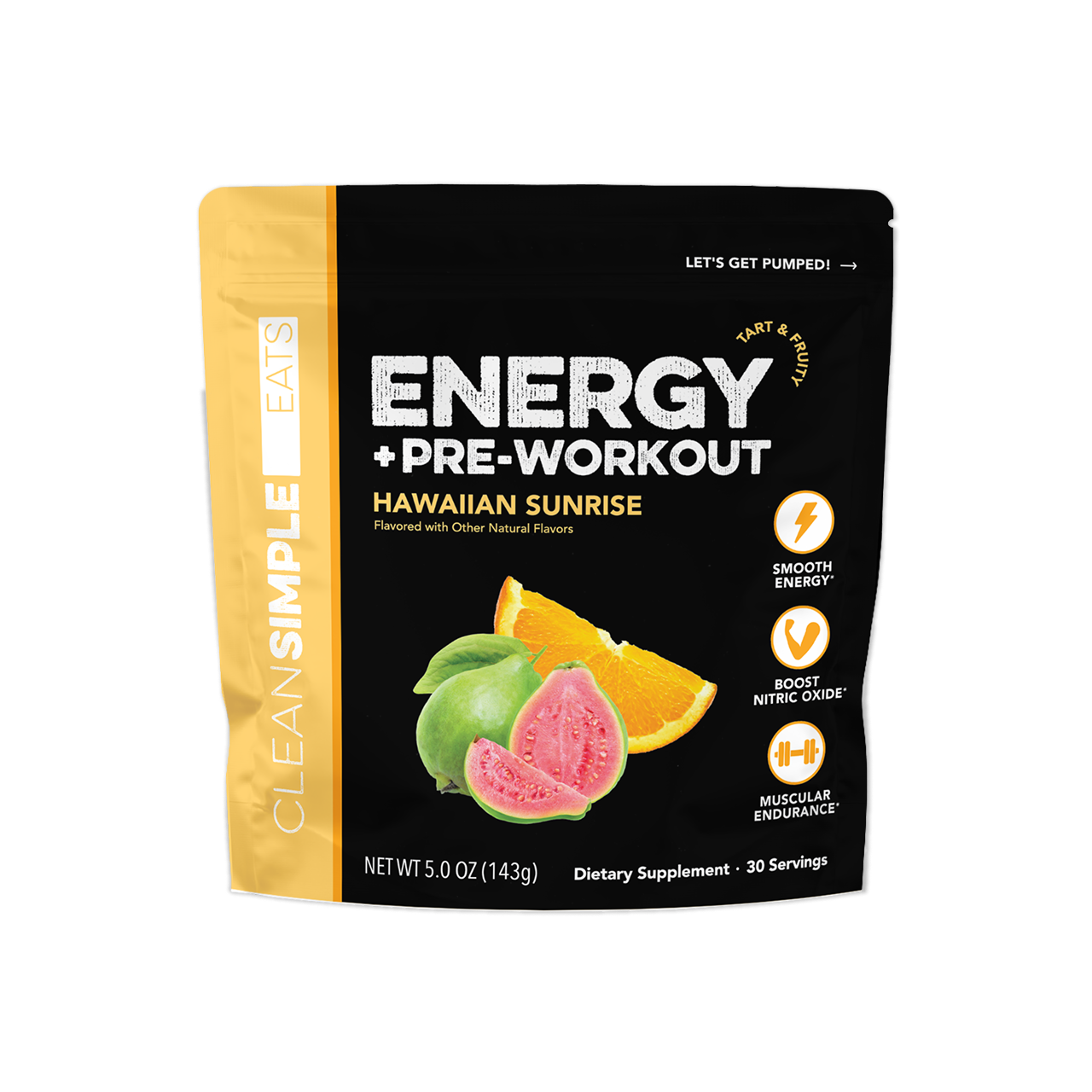 Energy + Pre-Workout - Hawaiian Sunrise | CSE – Clean Simple Eats