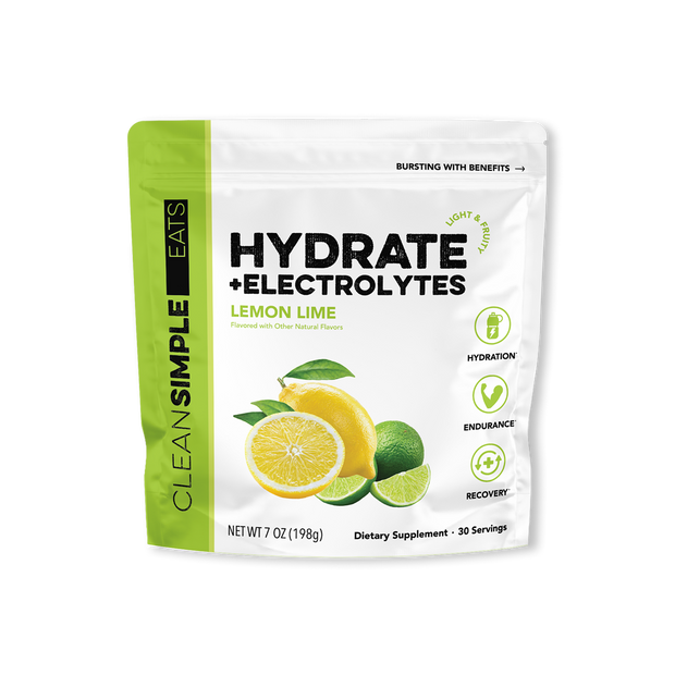 Hydrate + Electrolytes: Lemon Lime (30 Serving Bag)