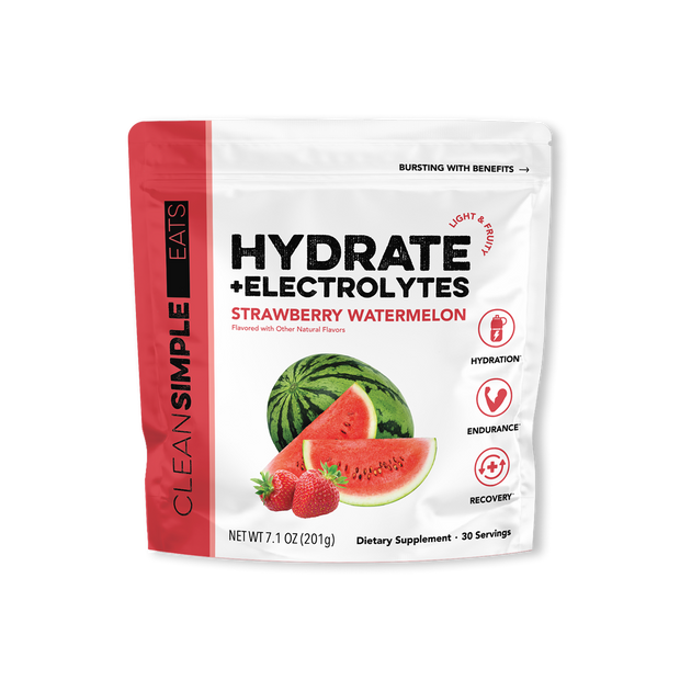 Hydrate + Electrolytes: Strawberry Watermelon (30 Serving Bag)
