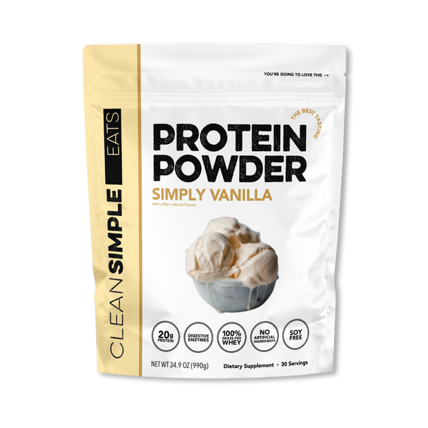 Protein Powder: Simply Vanilla (30 Serving Bag)