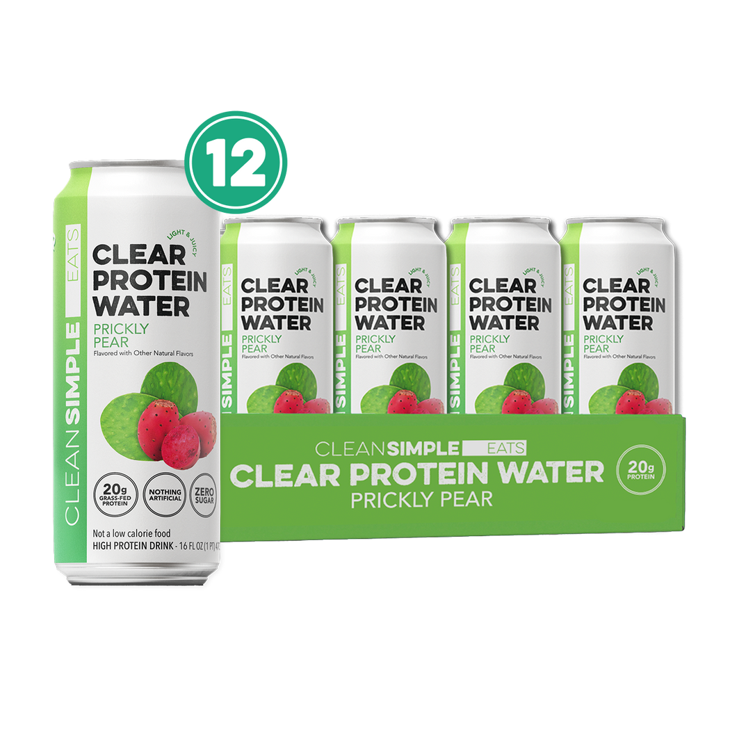 Clear Protein Water: Prickly Pear (12 Pack)
