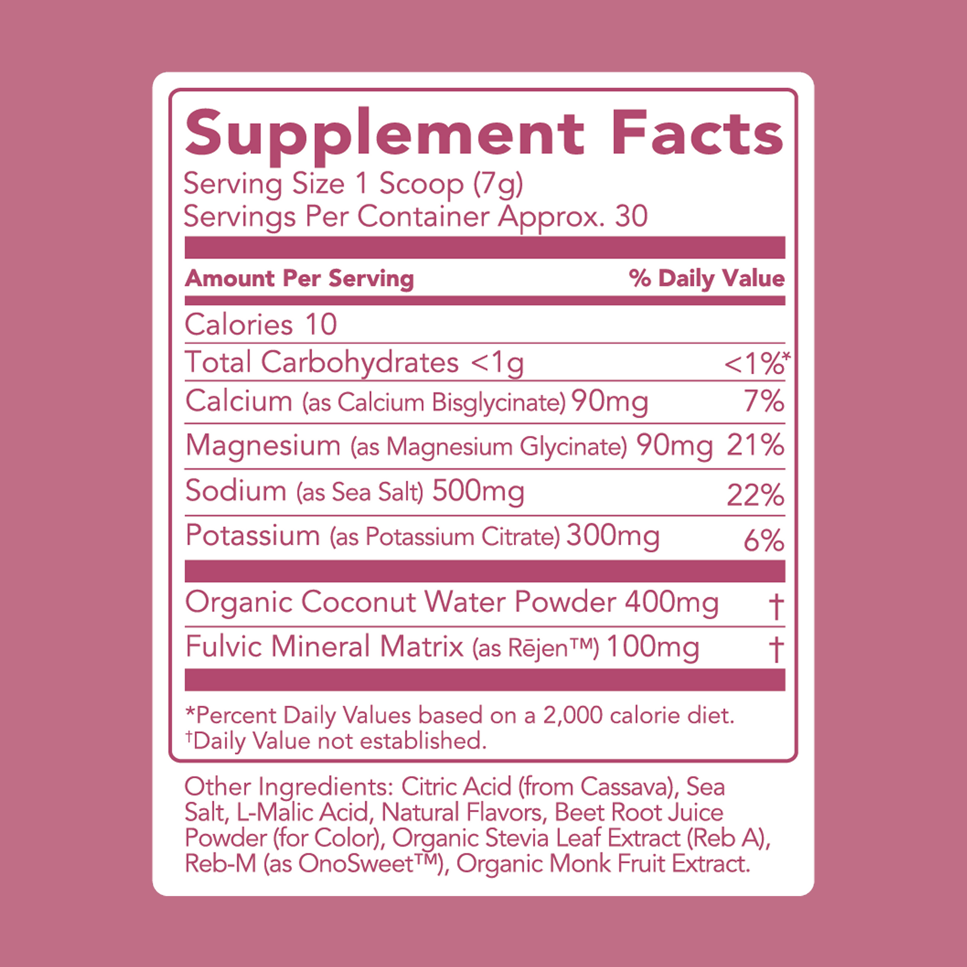 Hydrate + Electrolytes: Sour Cherry (30 Serving Bag)