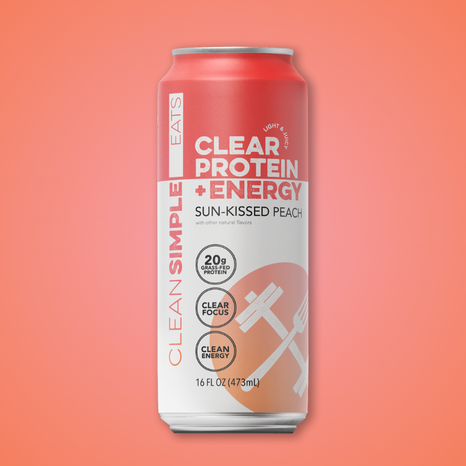 Clear Protein + Energy: Sun-Kissed Peach (12 Pack)