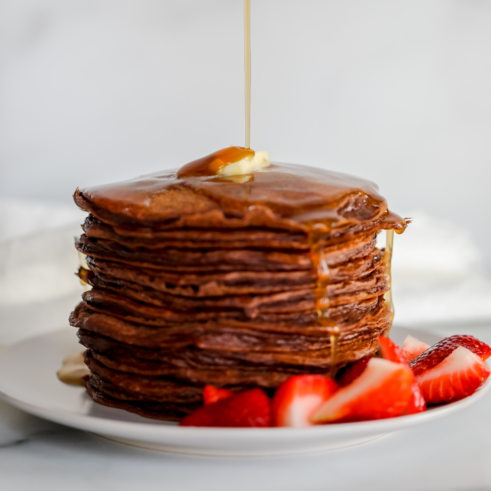 Protein Pancake + Waffle Mix: Chocolate Chocolate
