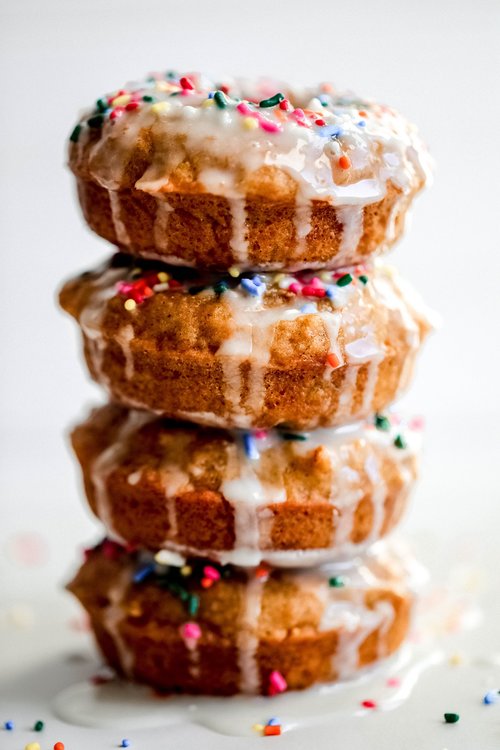 Old-Fashioned Iced Cake Donuts