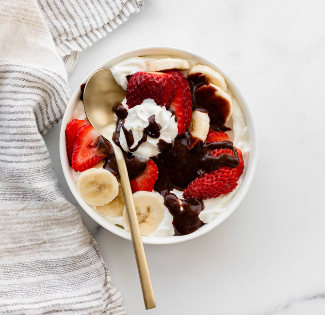 Protein Hot Fudge Sundae