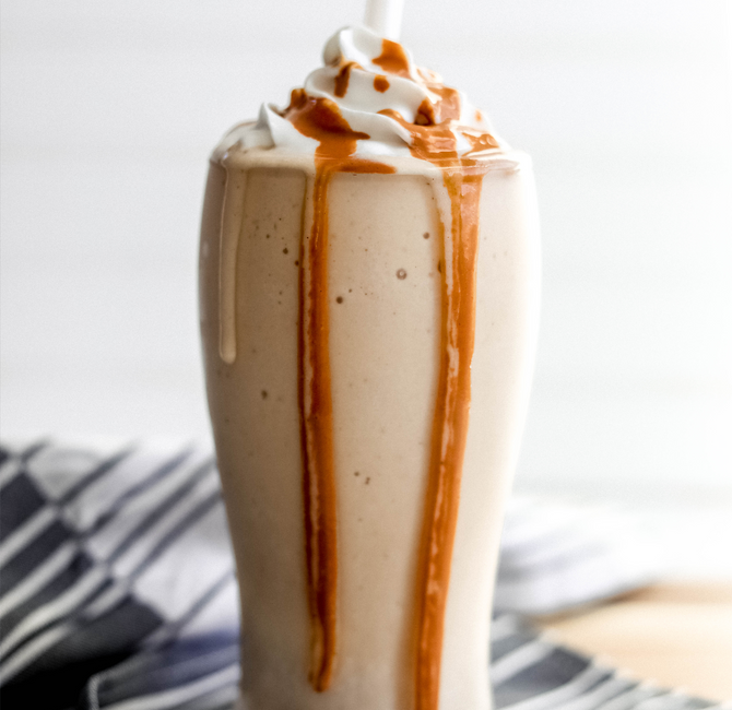 Peanut Butter Caramel Milkshake