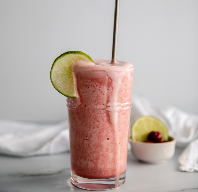 Cherry Limeade Protein Smoothie