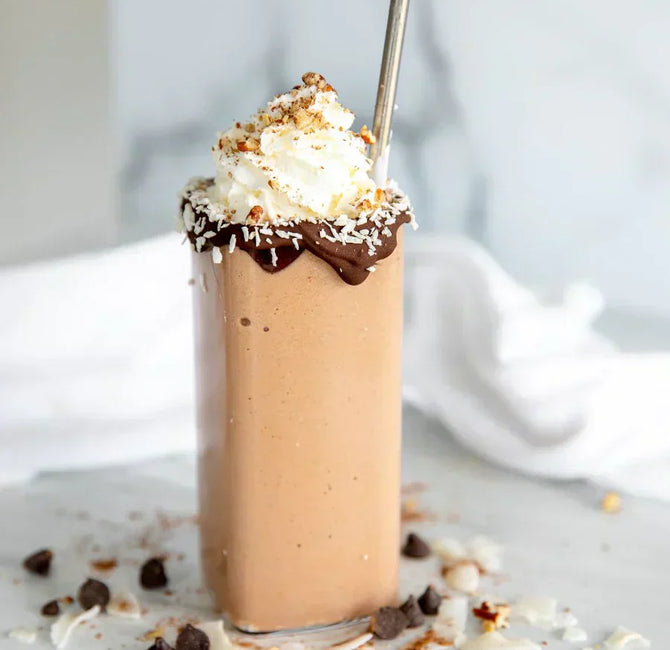 German Chocolate Rim Milkshake