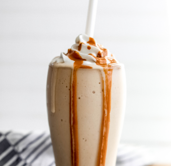 Peanut Butter Caramel Milkshake