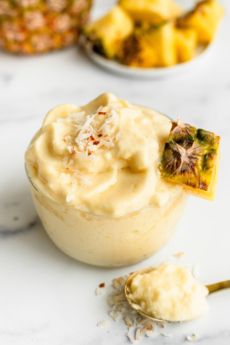 Pineapple Dole Whip Smoothie Clean Simple Eats