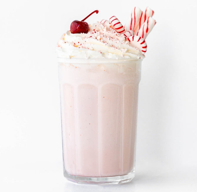 White Chocolate Peppermint Milkshake