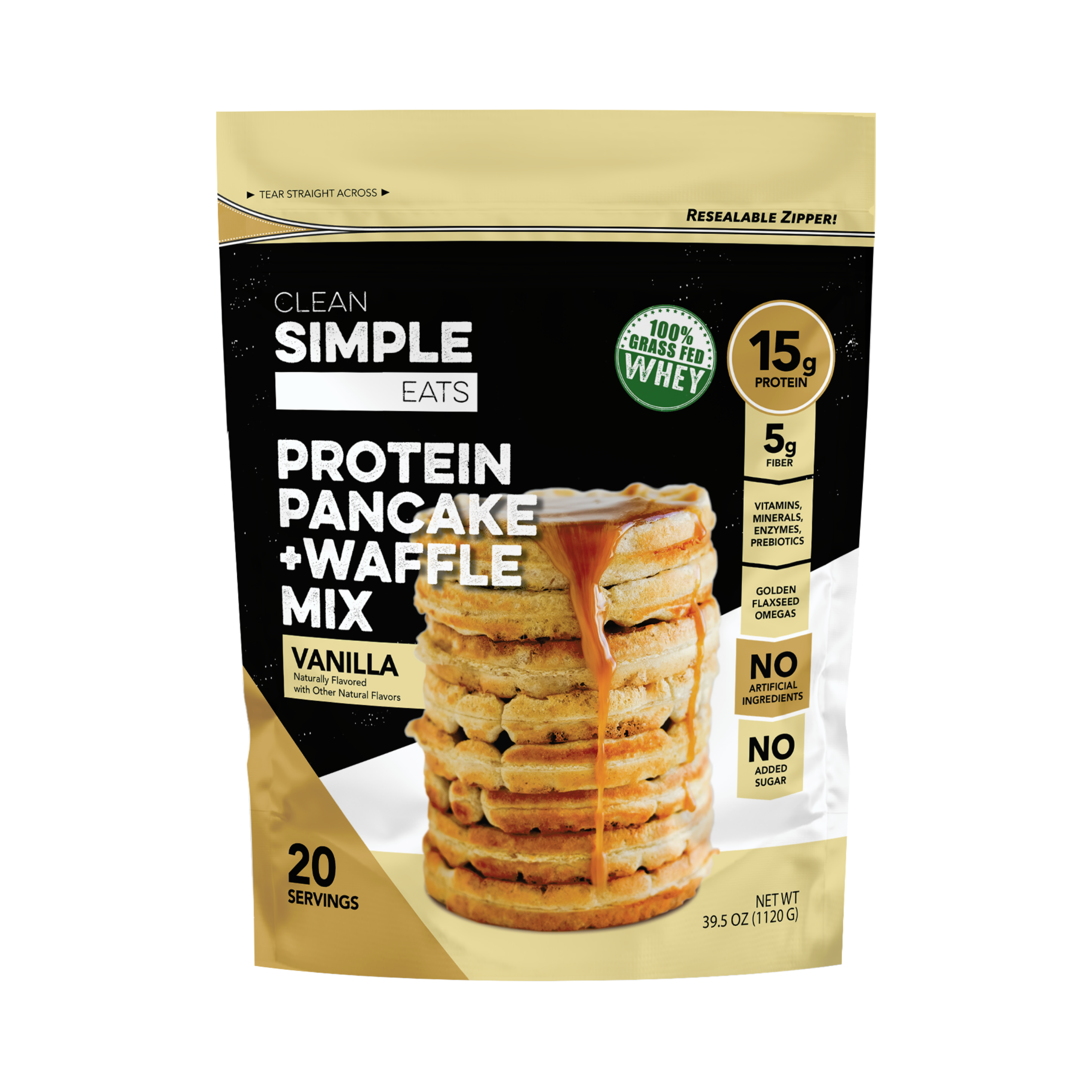 Protein Pancake + Waffle Mix: Vanilla