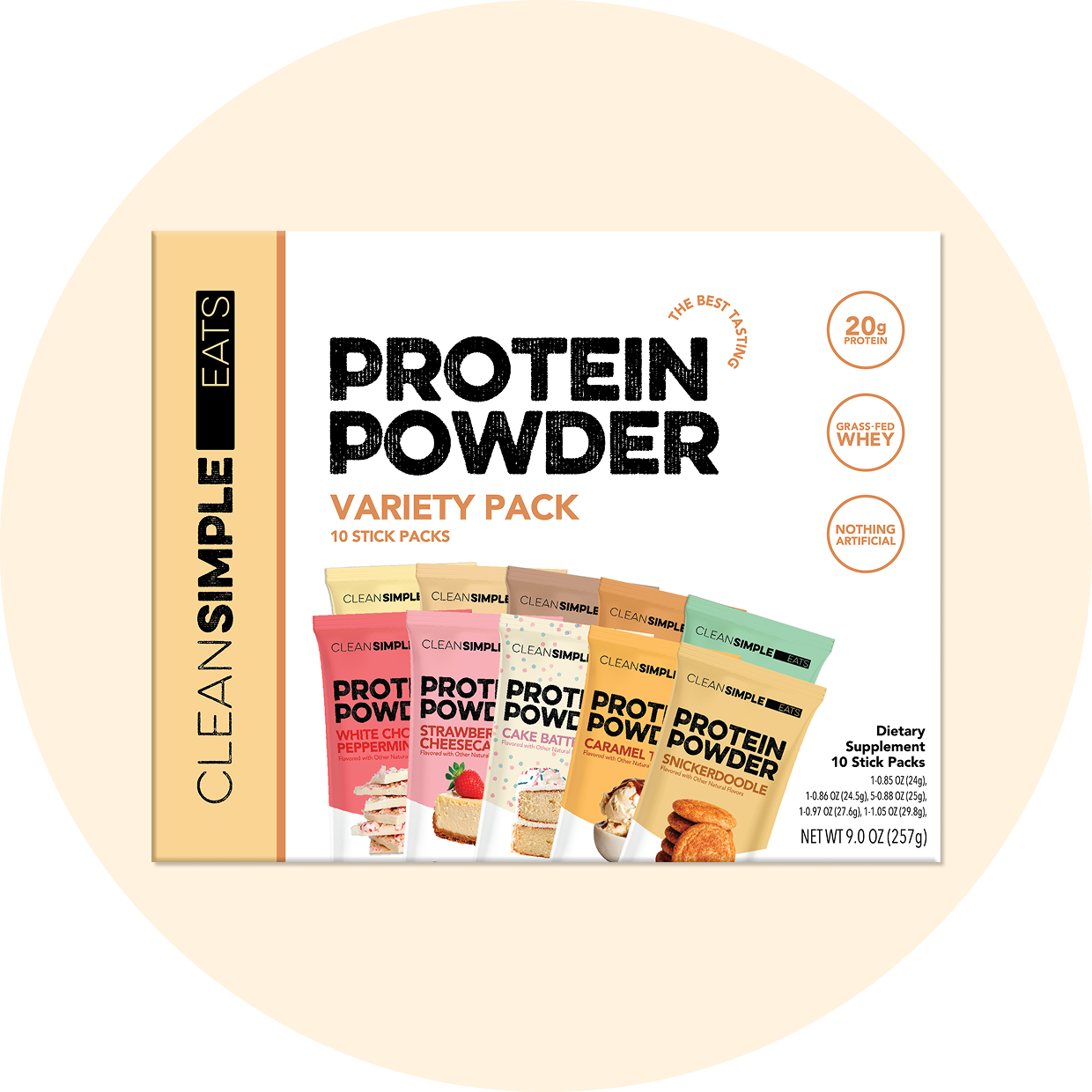 10-Flavor Variety Pack (10 Single Serving Stick Packs)