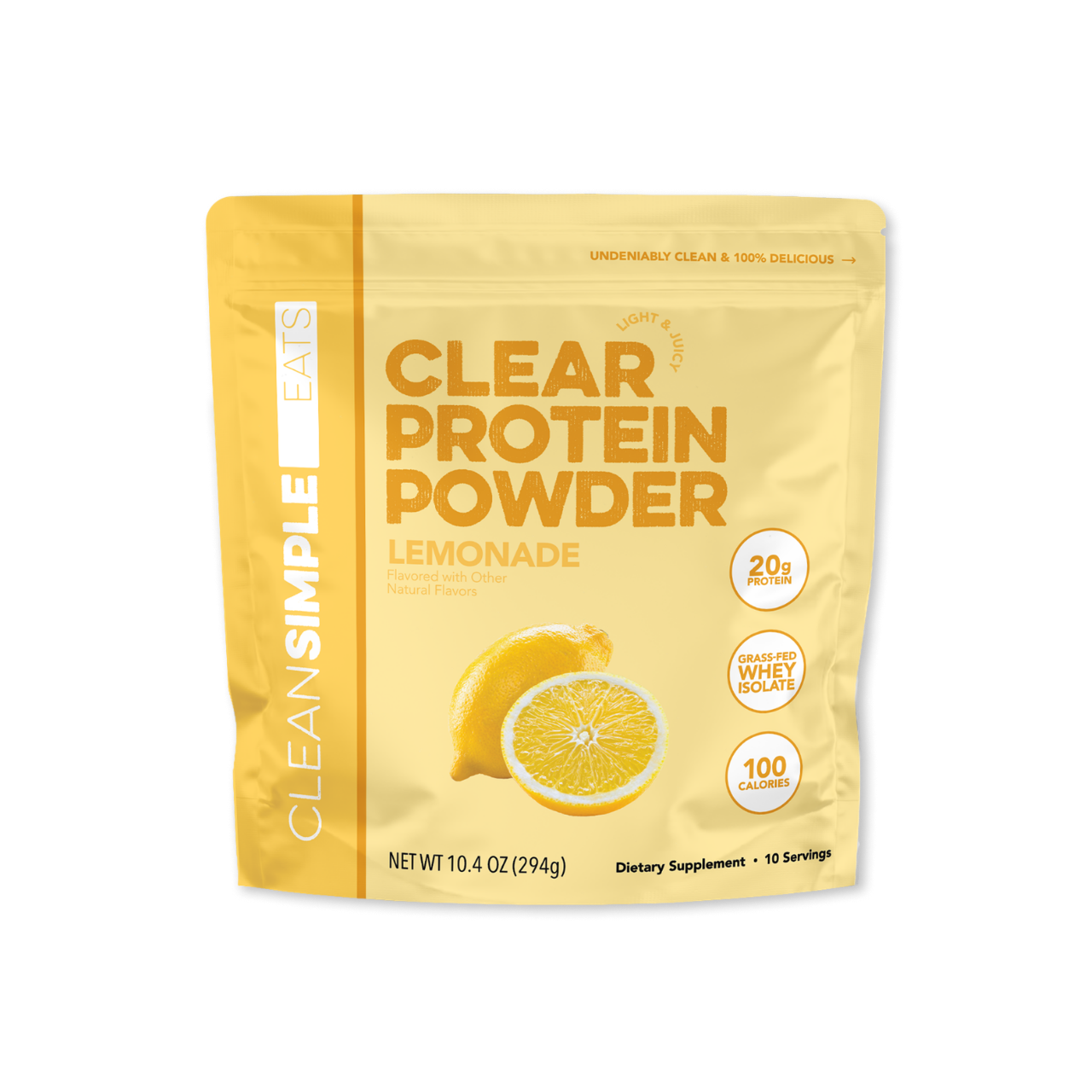 Clear Protein Powder: Lemonade (10 Serving)