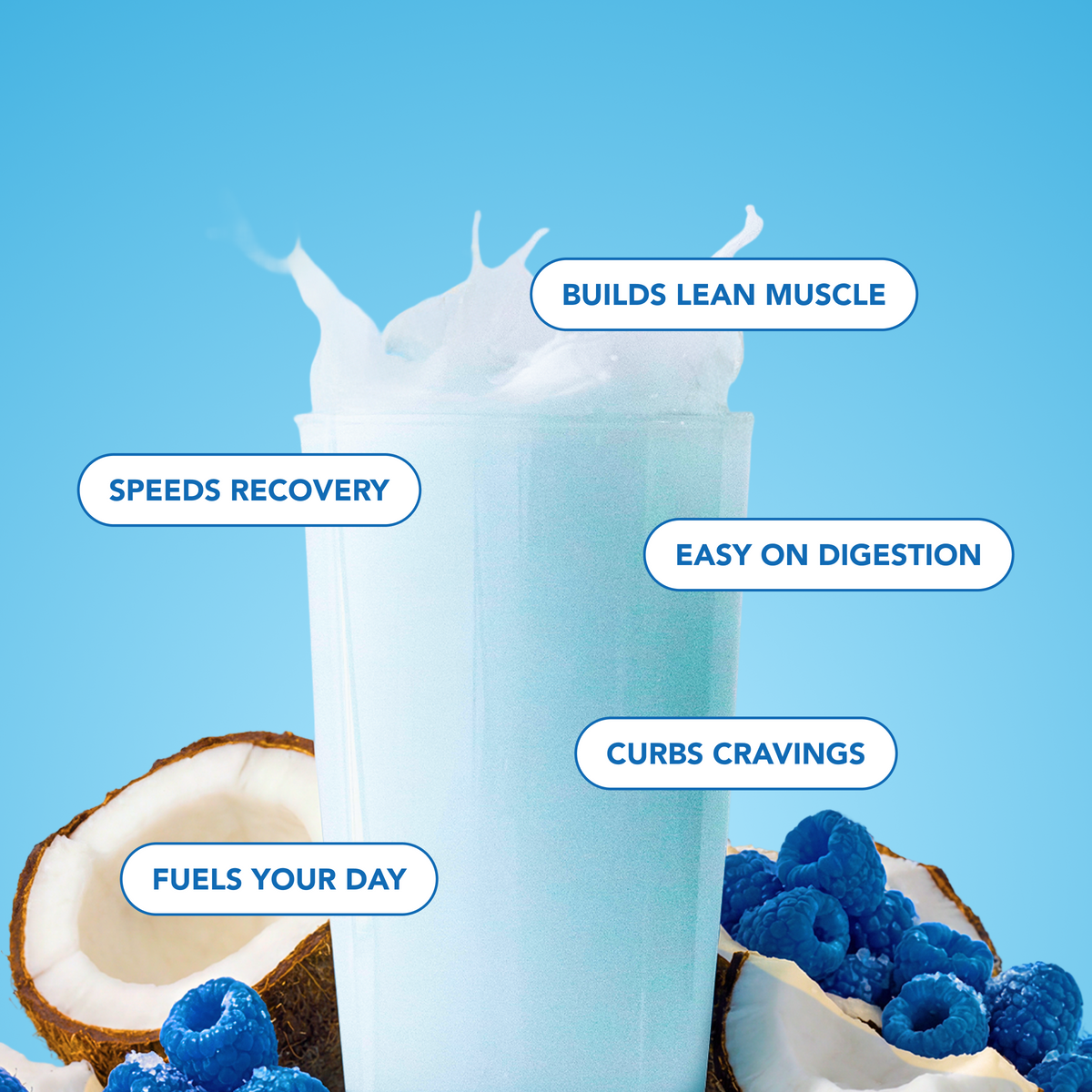 Clear Protein Powder - Blue Bahama | CSE – Clean Simple Eats