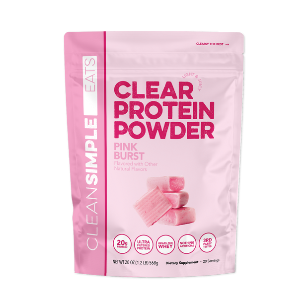 Clear Protein Powder: Pink Burst (20 Serving)
