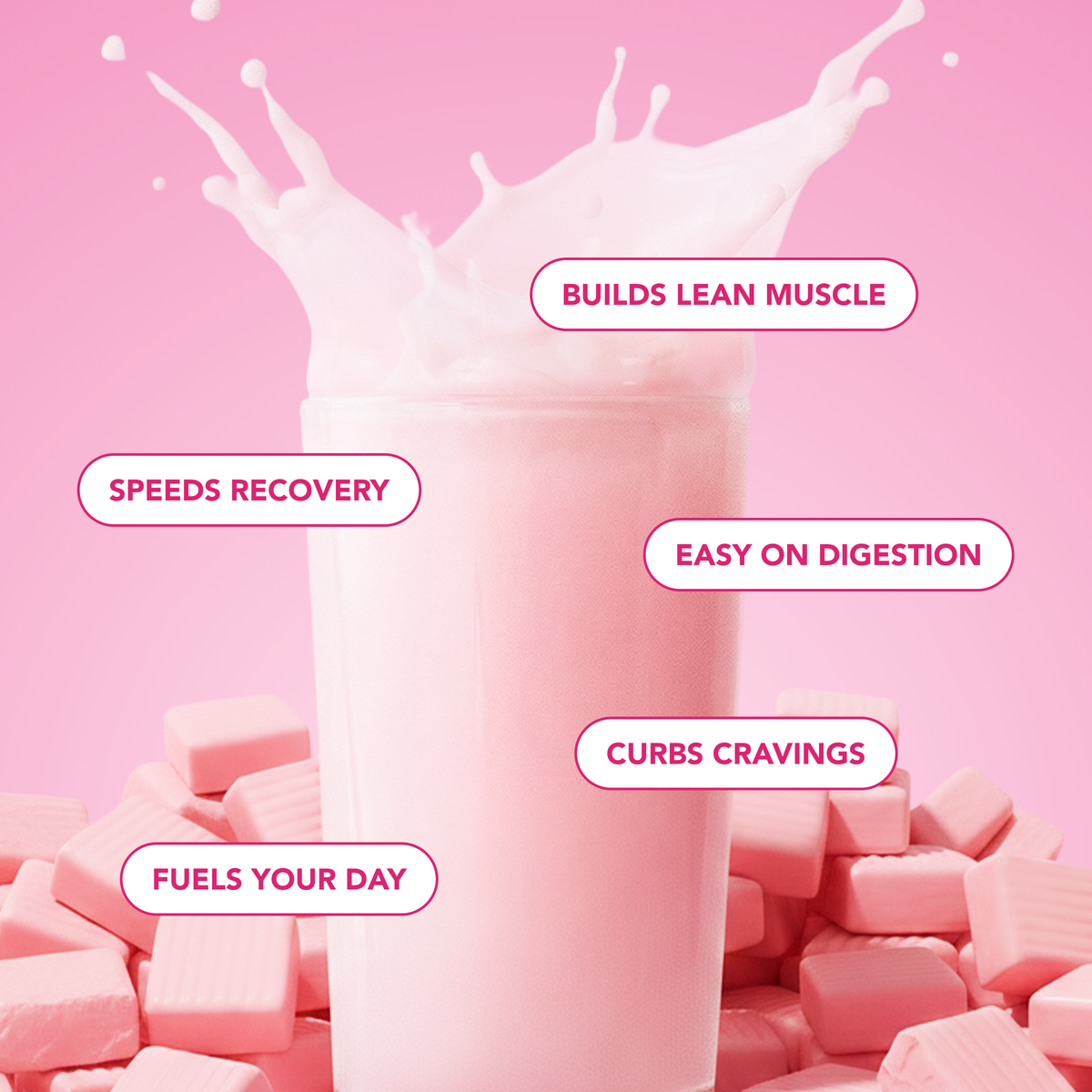 Clear Protein Powder - Pink Burst | CSE – Clean Simple Eats