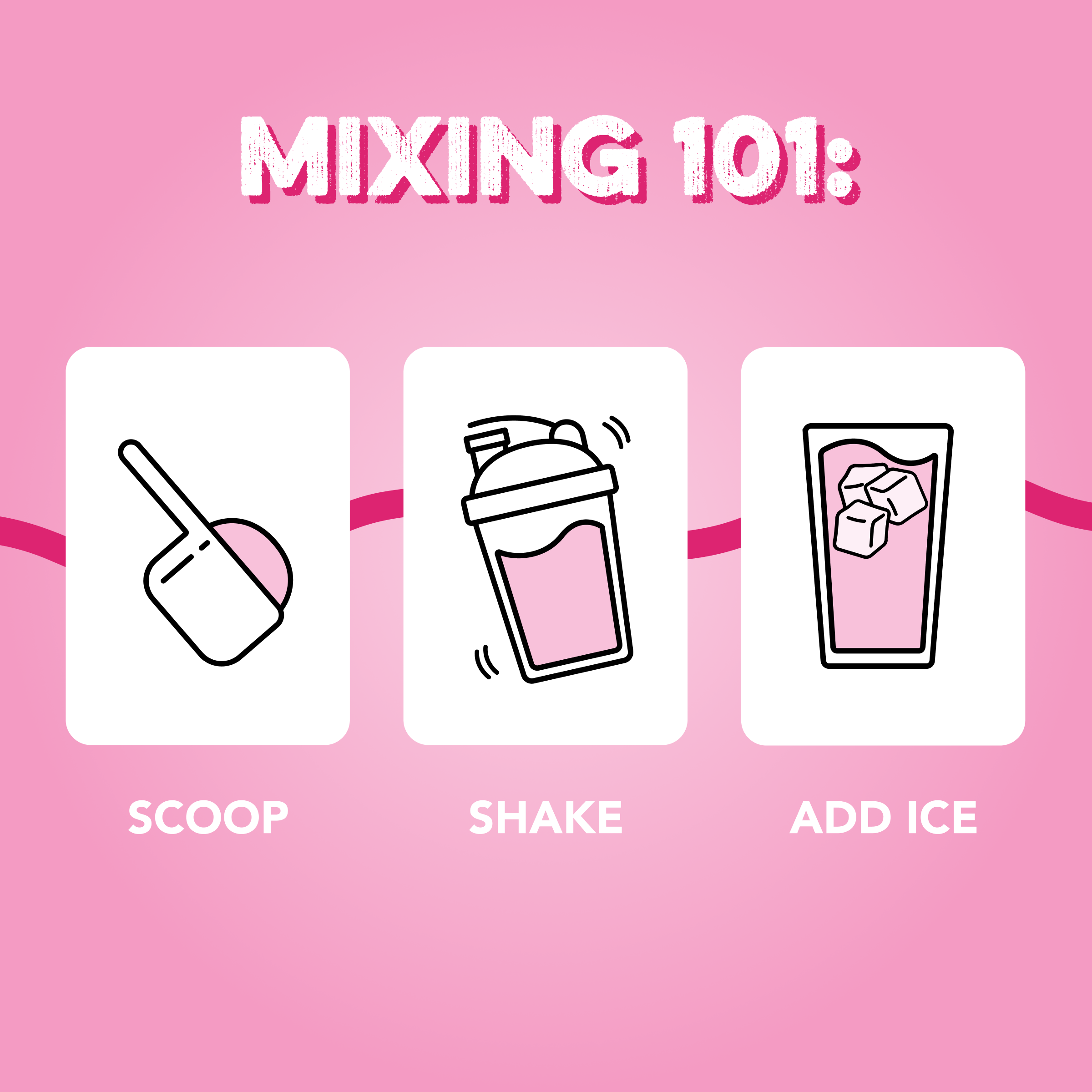 Clear Protein Powder: Pink Burst (20 Serving)