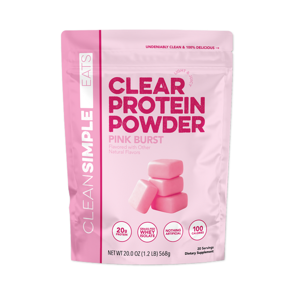 Clear Protein Powder: Pink Burst