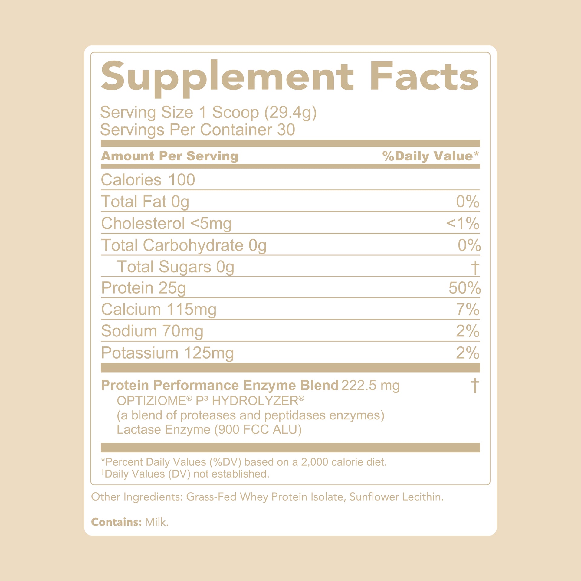 Protein Powder: Unflavored (30 Serving Bag)