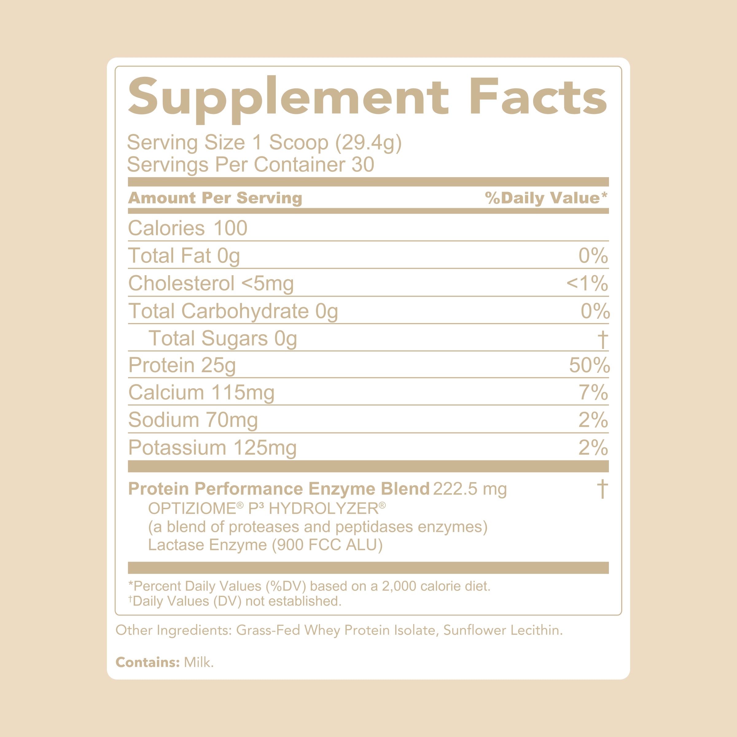 Protein Powder: Unflavored (30 Serving Bag)