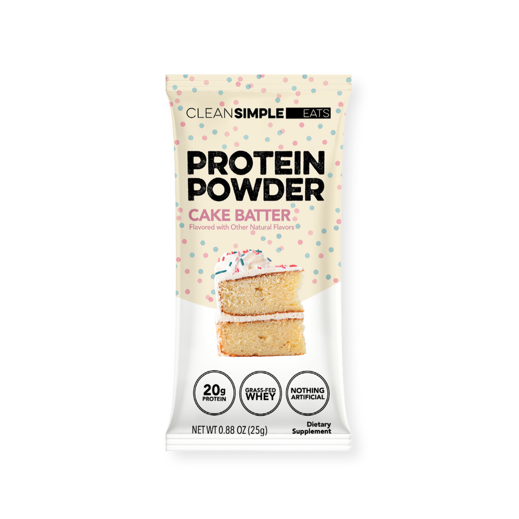 Protein Powder: Cake Batter (Single Serving Stick Pack Sample)