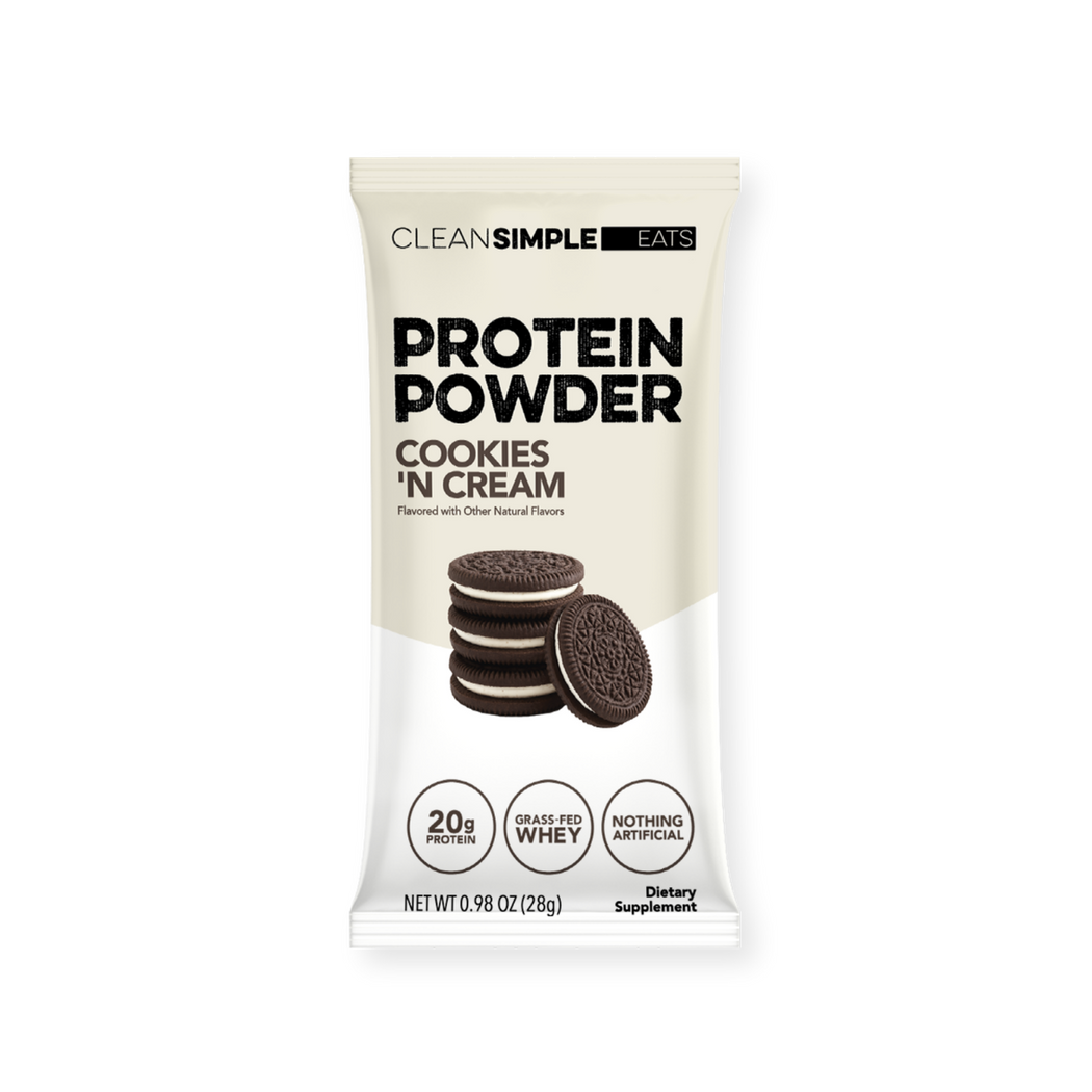 Protein Powder: Cookies 'N Cream (Single Serving Stick Pack Sample)