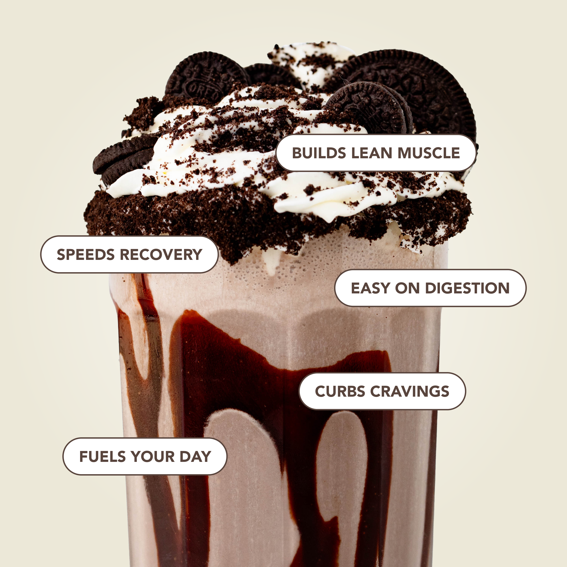 Protein Powder: Cookies 'N Cream (Single Serving Stick Pack Sample)