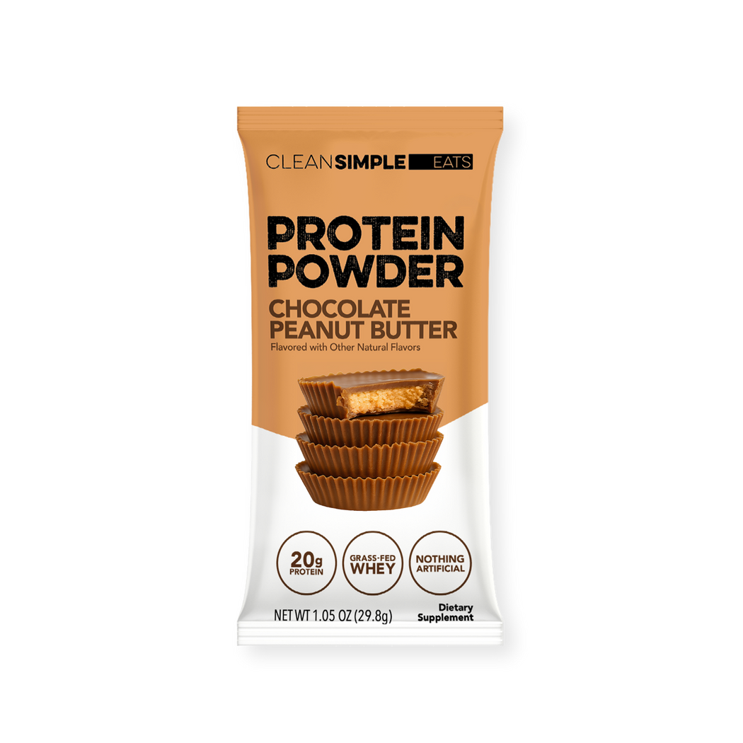 Protein Powder: Chocolate Peanut Butter (Single Serving Stick Pack Sample)