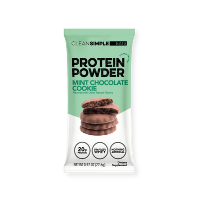 Protein Powder: Mint Chocolate Cookie (Single Serving Stick Pack Sample)