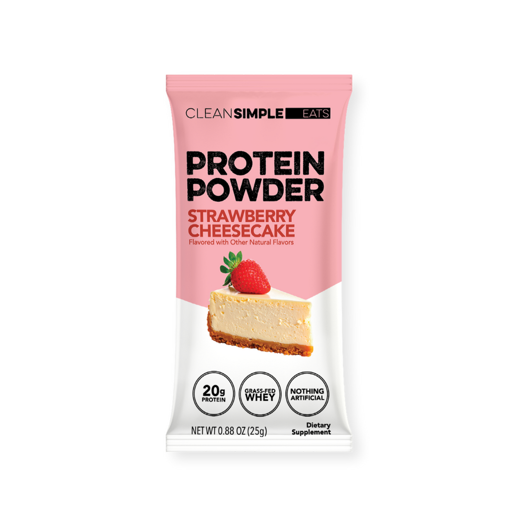 Protein Powder: Strawberry Cheesecake (Single Serving Stick Pack Sample)