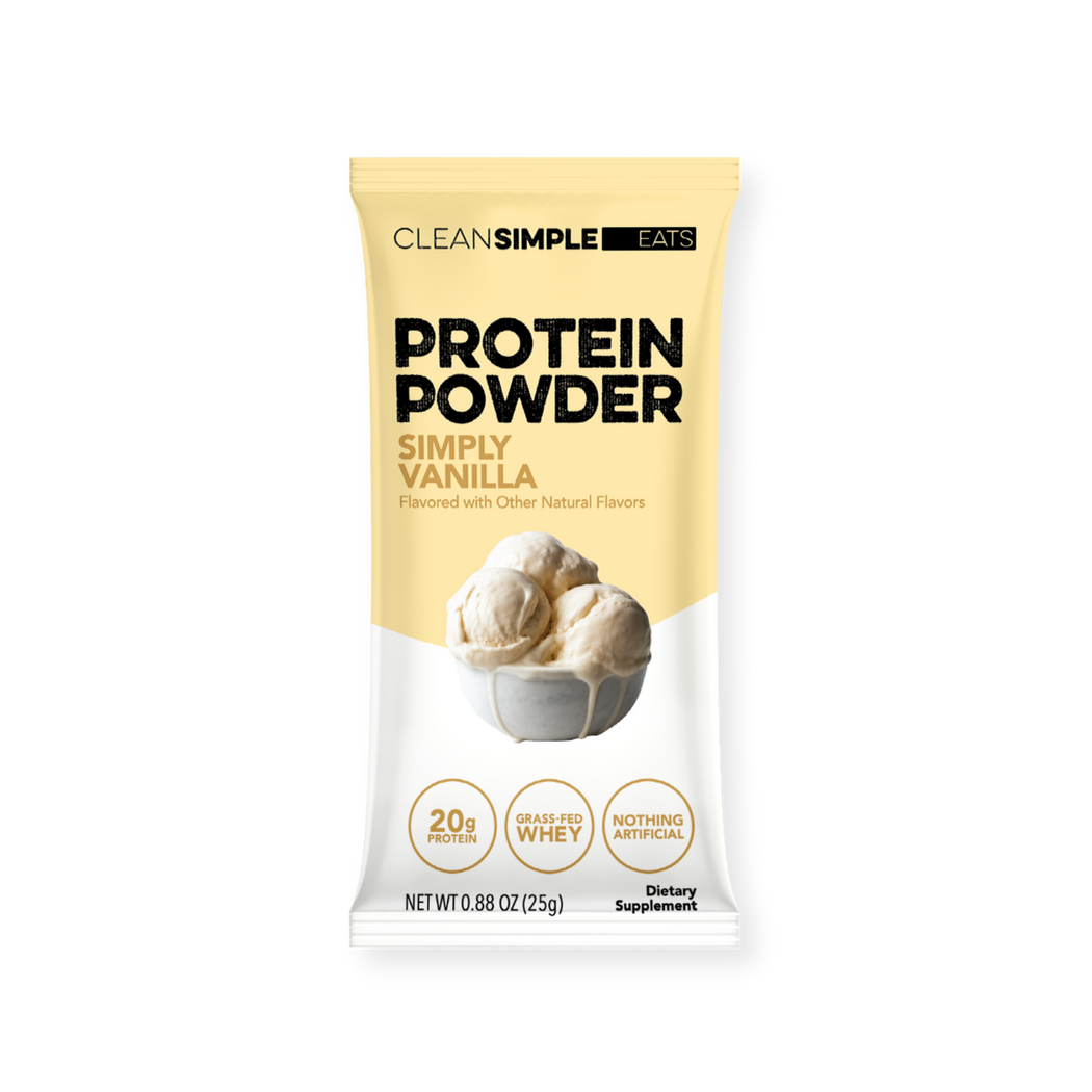 Protein Powder: Simply Vanilla (Single Serving Stick Pack Sample)