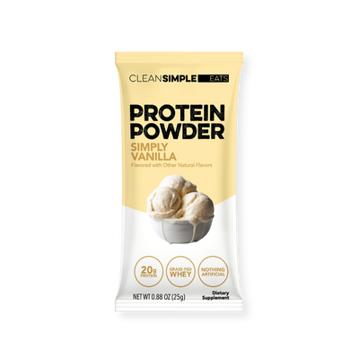 Protein Powder: Simply Vanilla (Single Serving Stick Pack Sample)