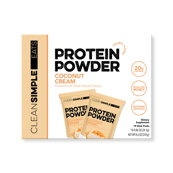 Protein Powder: Coconut Cream (10 Single Serving Stick Packs)