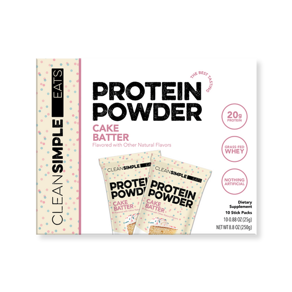 Protein Powder: Cake Batter (10 Single Serving Stick Packs)