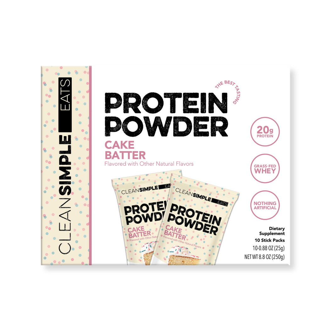 Protein Powder (packets) - Birthday Cake | CSE – Clean Simple Eats