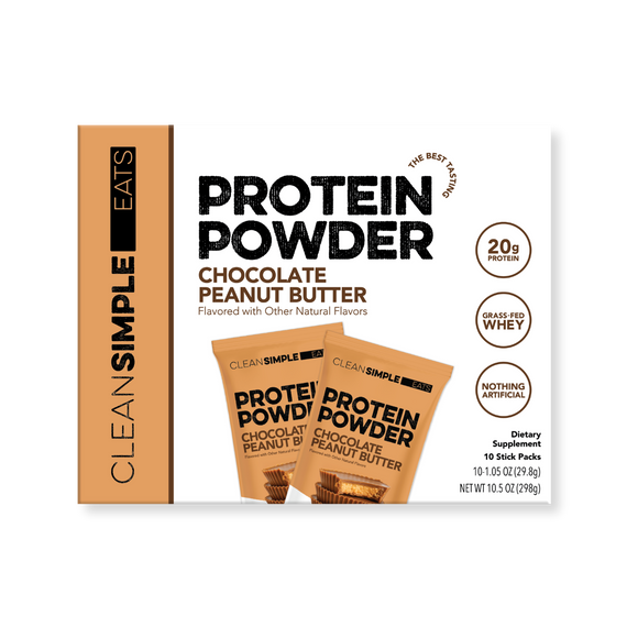 Protein Powder: Chocolate Peanut Butter (10 Single Serving Stick Packs)
