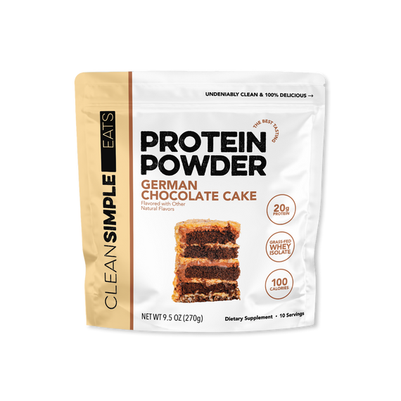 Protein Powder: German Chocolate Cake (10 Serving Bag)