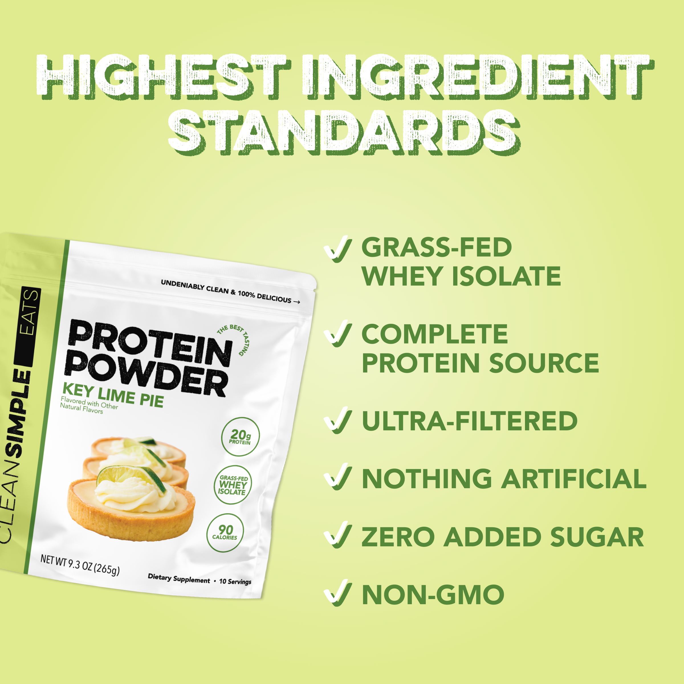 Protein Powder: Key Lime Pie (10 Serving Bag)